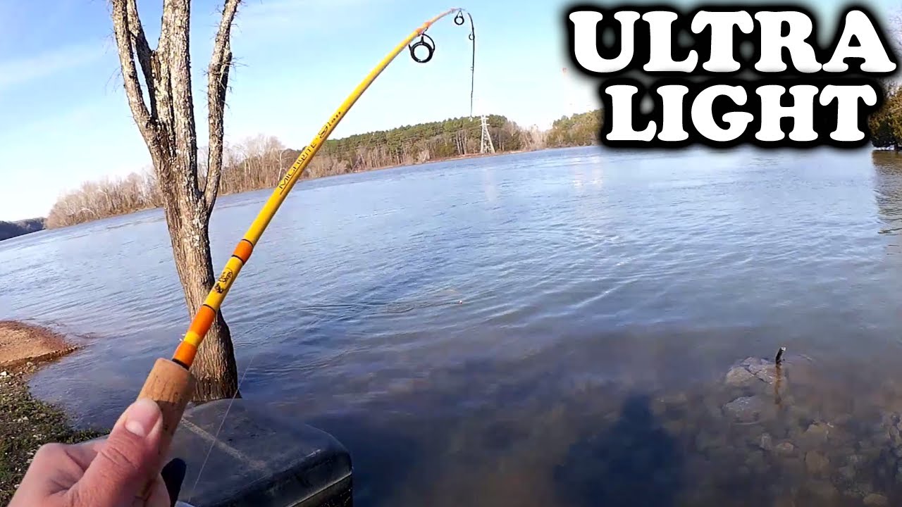 This Fish Puts My New Ultra Light to The TEST! UltraLight Fishing!