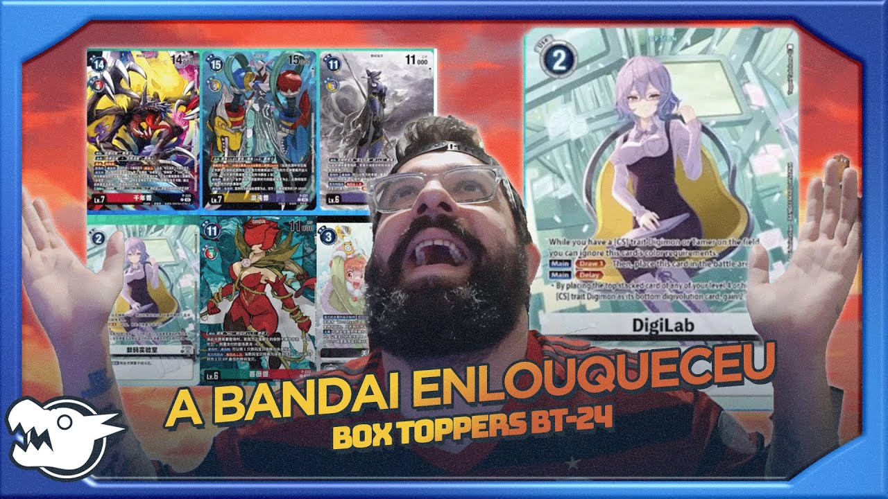 A Bandai enlouqueceu -  Box Toppers BT-24 - Novidades Digimon TCG