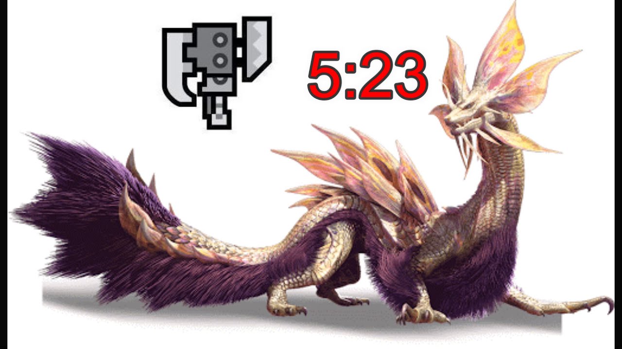 【MHRise】タマミツネ　スラッシュアックス ソロ 5分23秒 罠爆弾無し