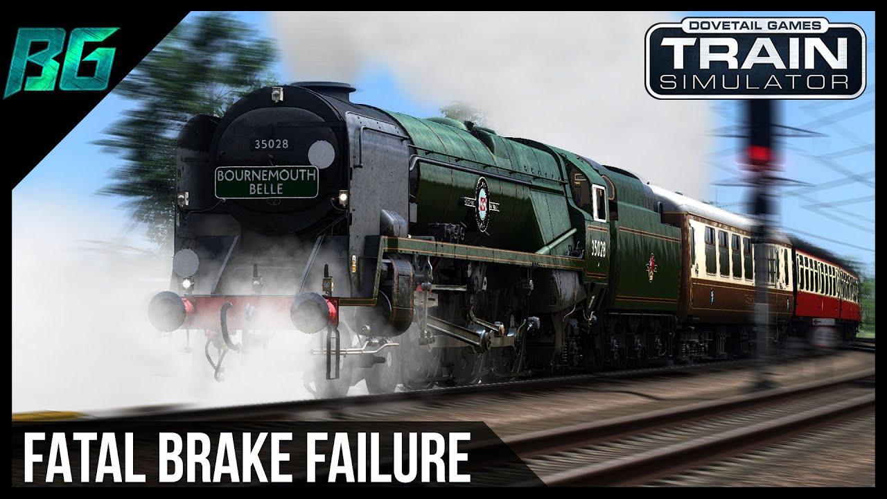 ФАТАЛЬНЫЙ ОТКАЗ ТОРМОЗОВ | Паровоз торгового флота | Train Simulator 2021