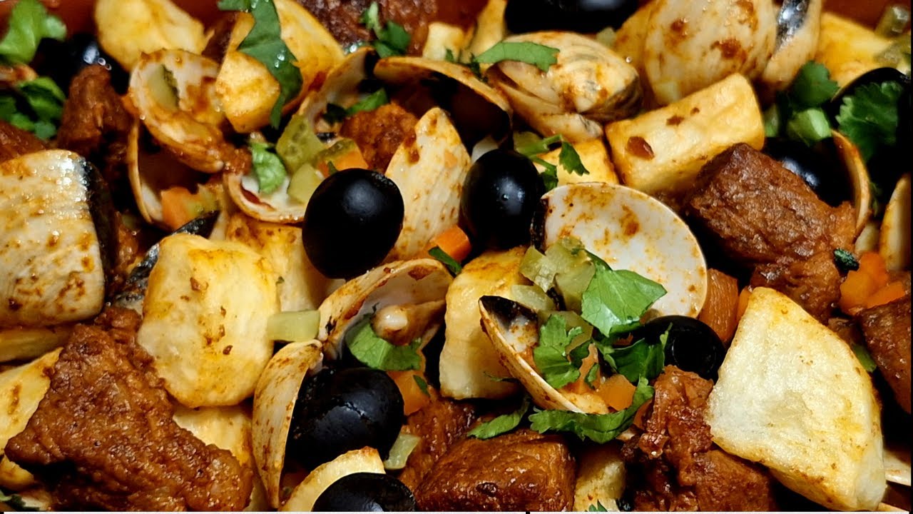 CÓMO FAZER CARNE DE PORCO À ALENTEJANA/ RECEITA TRADICIONAL PORTUGUESA
