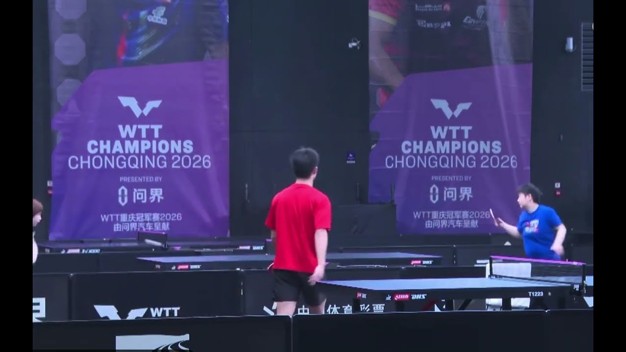 2026.3.14孙颖莎赛前训练丨WTT重庆冠军赛丨#孙颖莎 #pingpong #乒乓球 #tabletennis 
