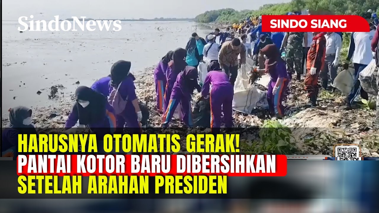 Disentil Prabowo Pantai Kumuh di Cirebon Dibersihkkan | Sindo Prime | 07/02