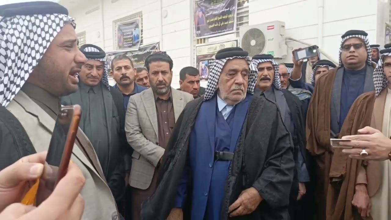 عشيره الكرد شمر بحظور شيوخنا ابو فهد وأبو مالك قدمنا تعازي لعشيره الجبور وأبدى  شيخهم هشام بشكره لنا