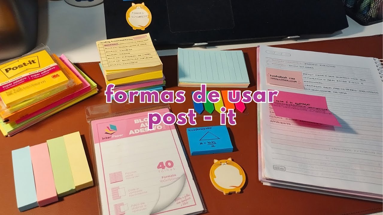 9 FORMAS DE USAR POST IT