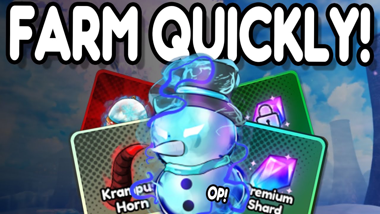 How To FARM All New Materials, Easily CRAFT OP SNOWMAN And FARM CRATES In Anime Last Stand Winter!