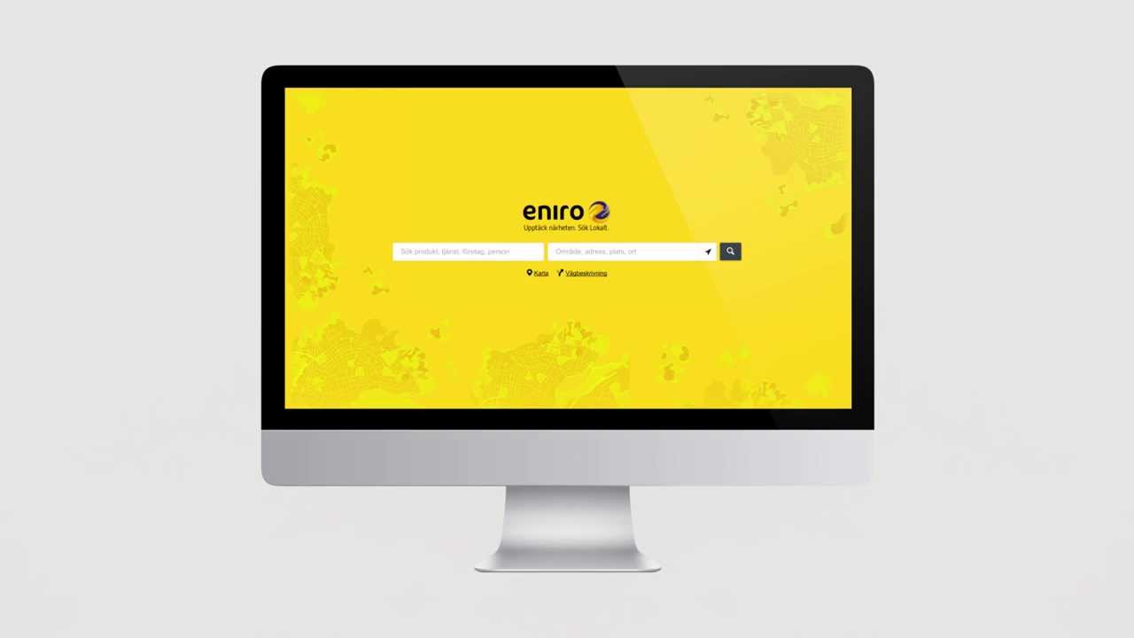 Nya Eniro - enklare, renare & snabbare