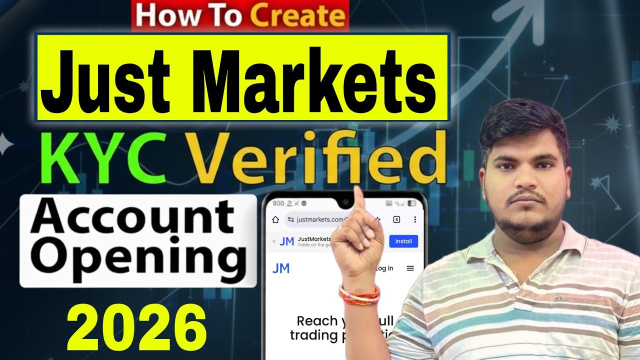 Justmarkets account opening | How to open account JustMarkets | JustMarkets me account kaise banaye
