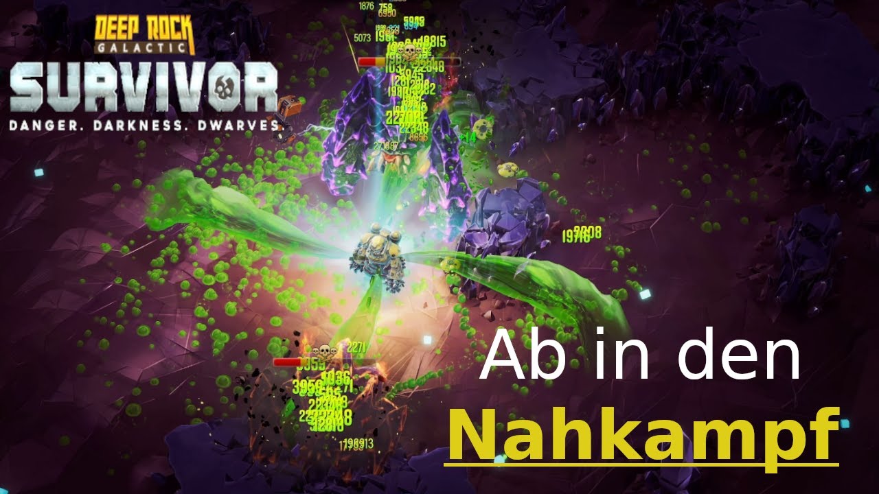 Ab in dem Nahkampf - Lets Play Deep Rock Galactic Survivor
