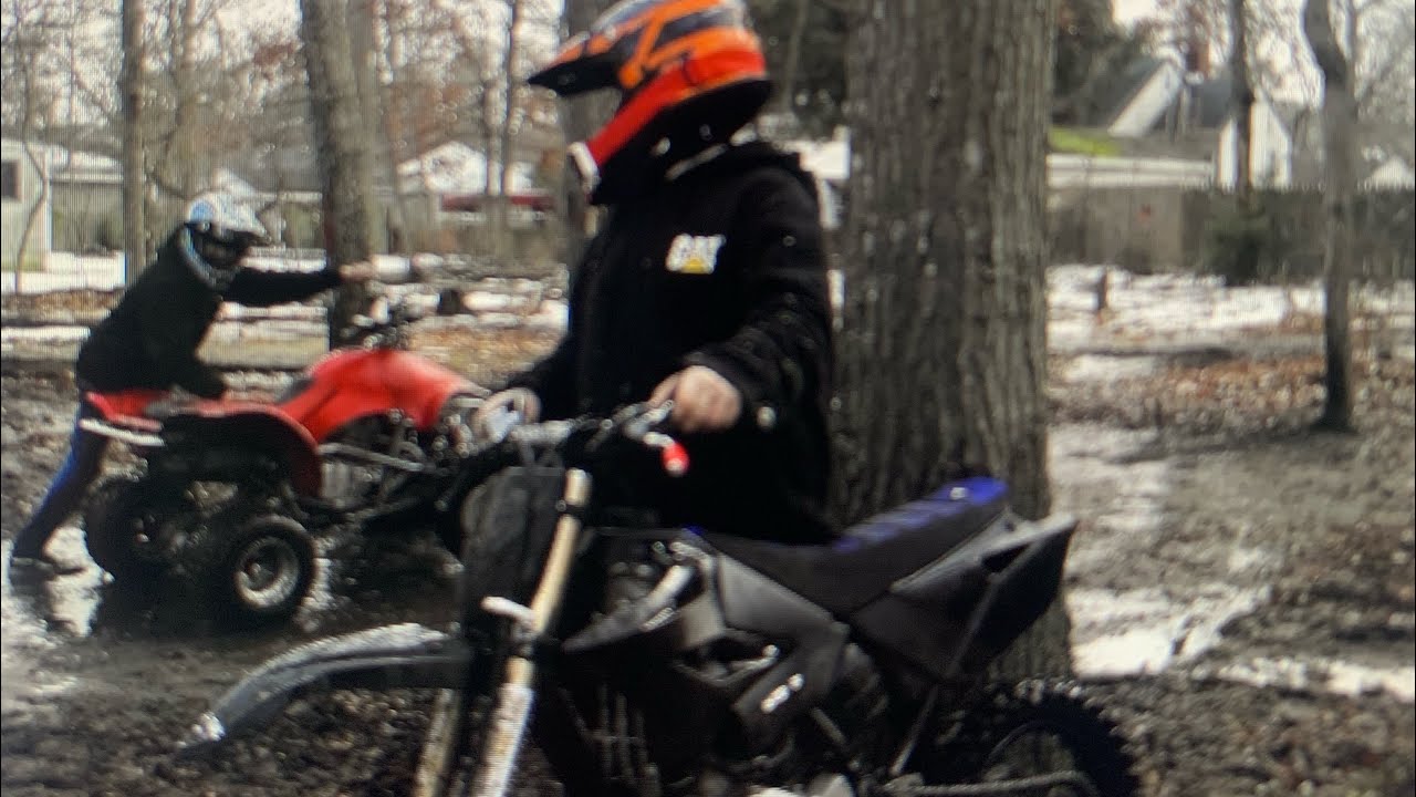Riding The New Backyard Mud Pit