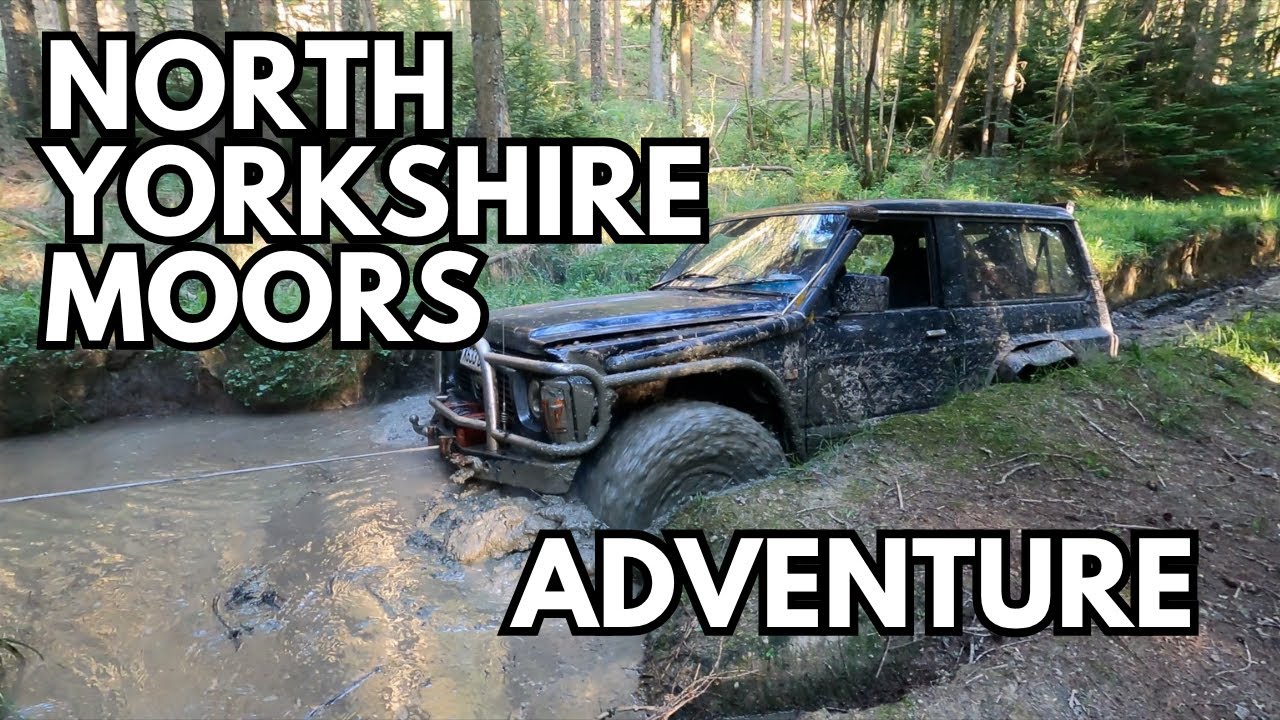 Bog holes and Mud in the North Yorkshire Moors.#offroad #greenlaning #suzukijimny #nissanpatrol
