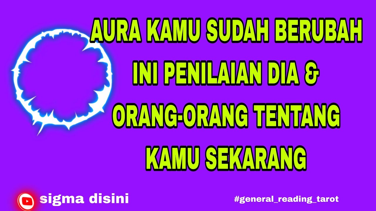 ☂️AURAMU BIKIN DIA &ORANG-ORANG MENILAI KAMU BEGINI SEKARANG..🙄🙄☂️#tarot #zodiak #sigmatarot 