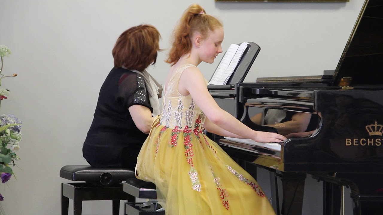 Alexander Peskanov Concerto No. 7 Third Movement, Julia Meyerding and Irina Mints