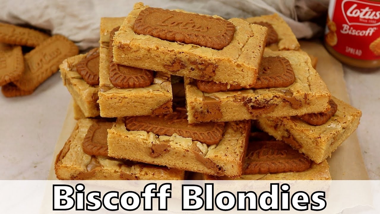 Biscoff Blondies Recipe