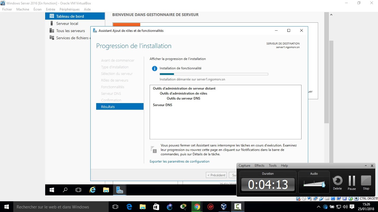 3-Installation et Configuration de DNS sur Windows Server 2016