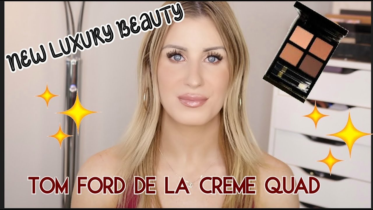 ✨TOM FORD DE LA CREME PALETTE REVIEW & TUTORIAL & FULL LUXURY MAKEUP LOOK✨