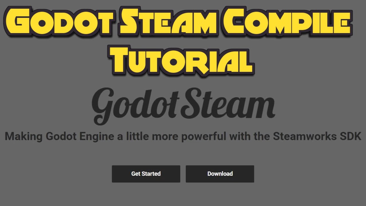 Install/Compile GodotSteam(from scratch)Tutorial