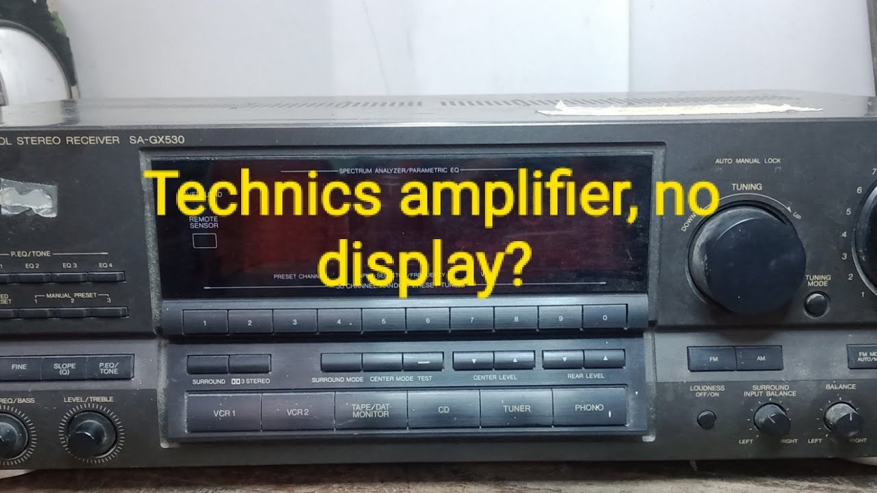 Technics SA-GX530,no display
