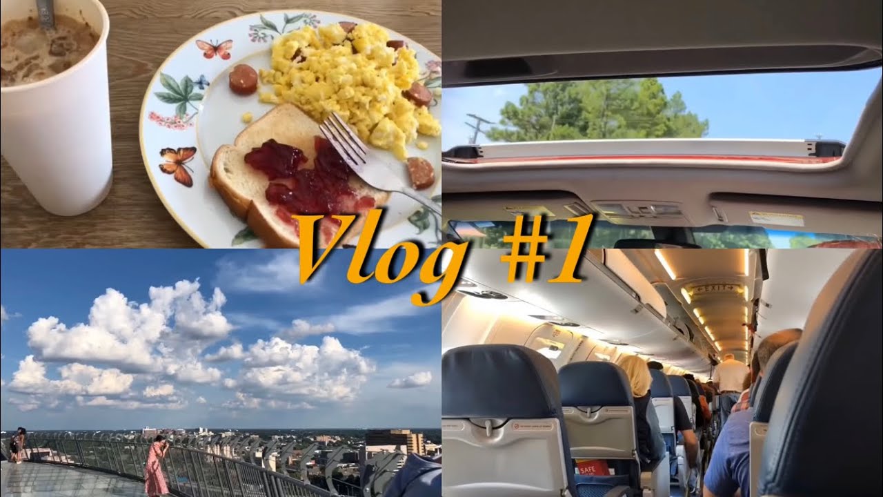 VLOG 미국 유학생활의 시작🇺🇸 • 혼자 비행기 타보기✈️ • 홈스테이 생활🏠• 교환학생