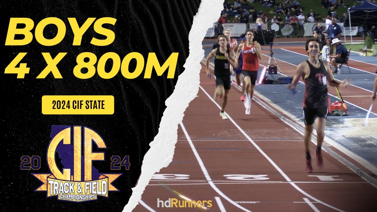 2024 TF - CIF State Meet - Boys 4x800m Relay Championship - San Clemente (SS) 7:38.07 !