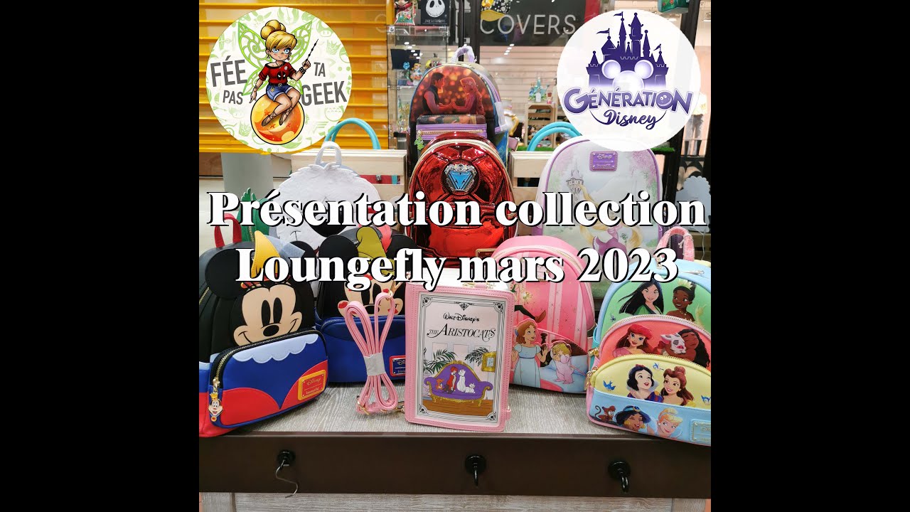Présentation LOUNGEFLY nouvelle collection mars 2023