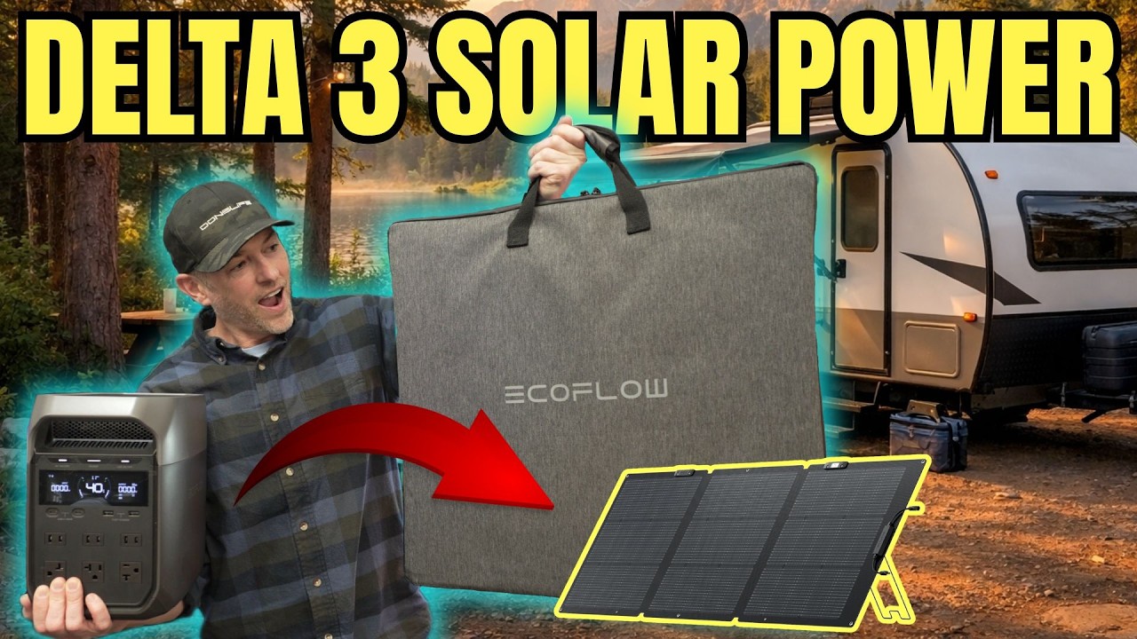 This Solar Generator Actually Works… EcoFlow DELTA 3 Test