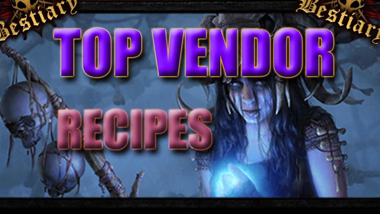 3.2 Vendor Recipes You NEED to know.
