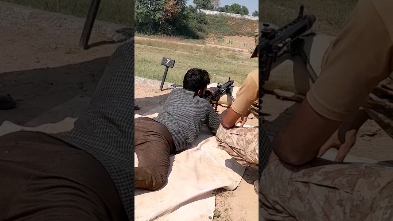 2nd Day Janbaz force Fire Tranning with LMG Mahcine GUN Five Rounds 