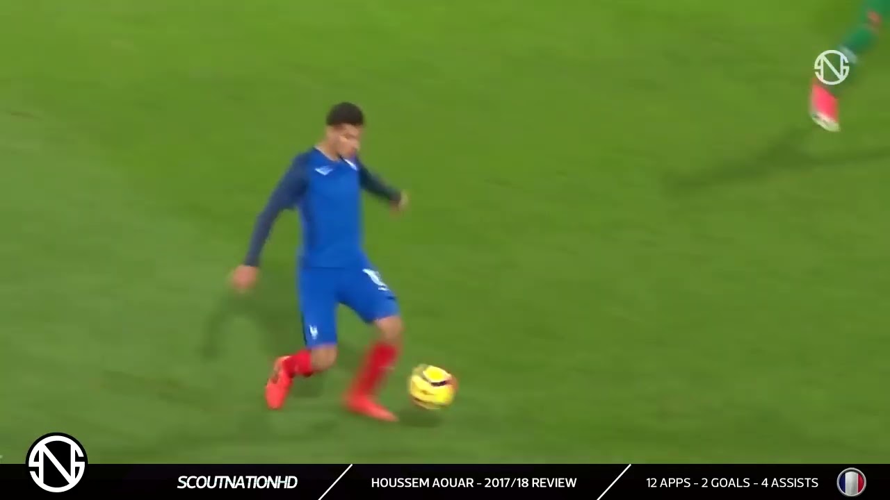 HOUSSEM AOUAR Genius Skills Passes Goals Assists 2017 2018 HD FLUVORE