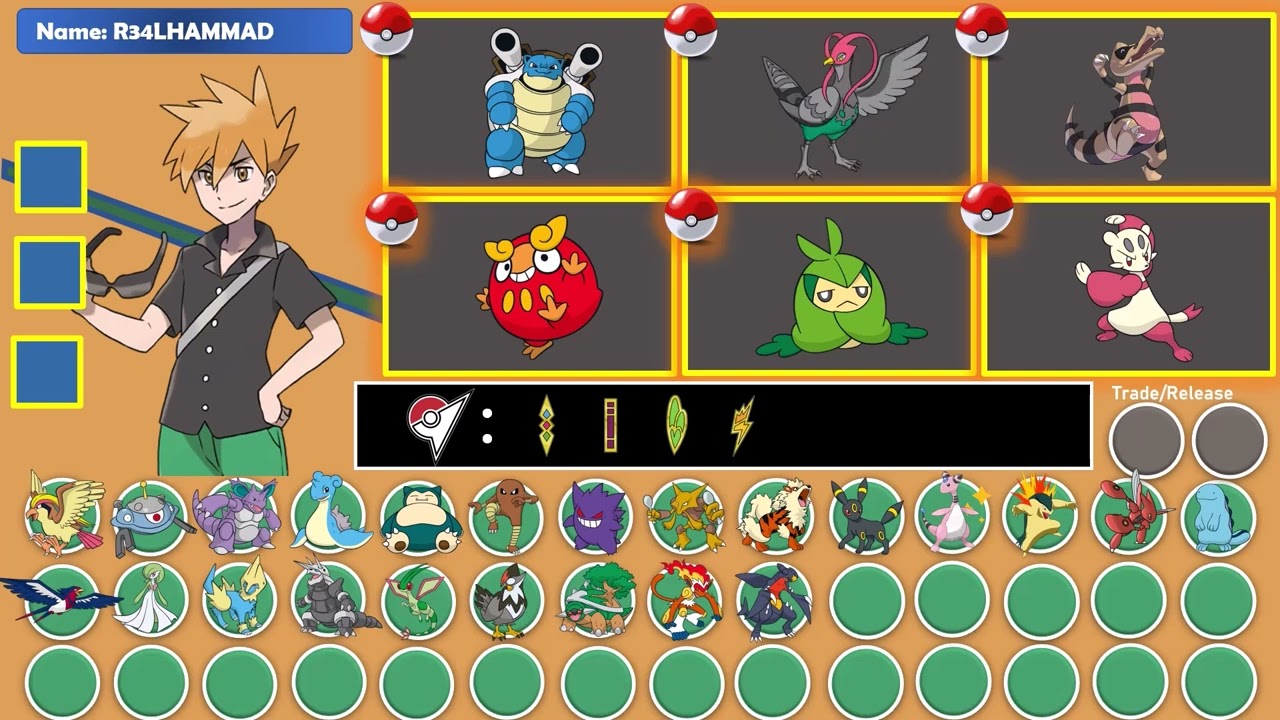 My Subscriber's Pokémon Team (R34LHAMMAD) | Gen 1-8