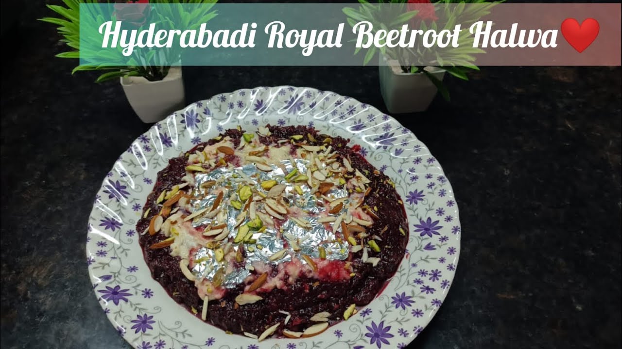 Hyderabadi Shahi Chakhundar Ka Halwa Recipe/How To Make Hyderabadi Royal Beetroot Halwa❤️#hyderabadi
