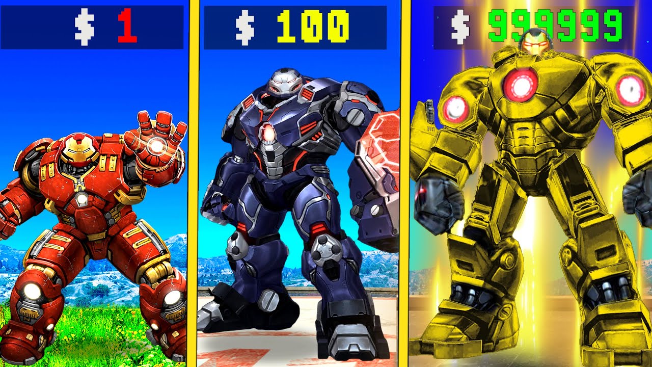 $1 HULKBUSTER  to $1,000,000,000 in GTA 5
