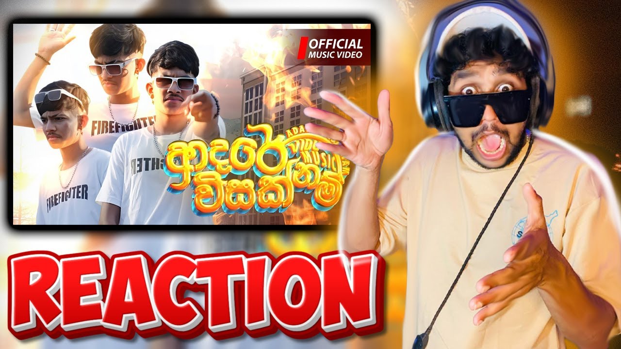 MR VIDU - ADARE VISAKNAM ( ආදරේ විසක්නම් ) | OFFICIAL MUSIC VIDEO - PeppaMonkey REACTION !!!
