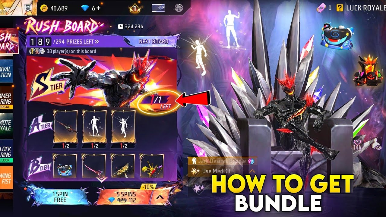 Rush Board Event Free Fire🤯l How To Complete Rush Board Event l Free Fire New Event l Ff New Event