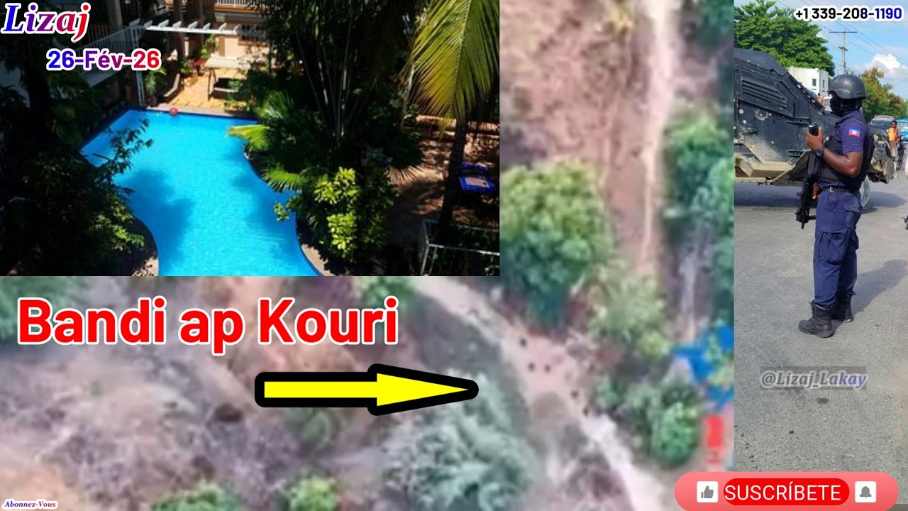 Lapolis Sène Bndi yo nan Hotel Mibalè a. General Bèt ge Gè kouri ak tout Sòlda, Koukou kraze rak