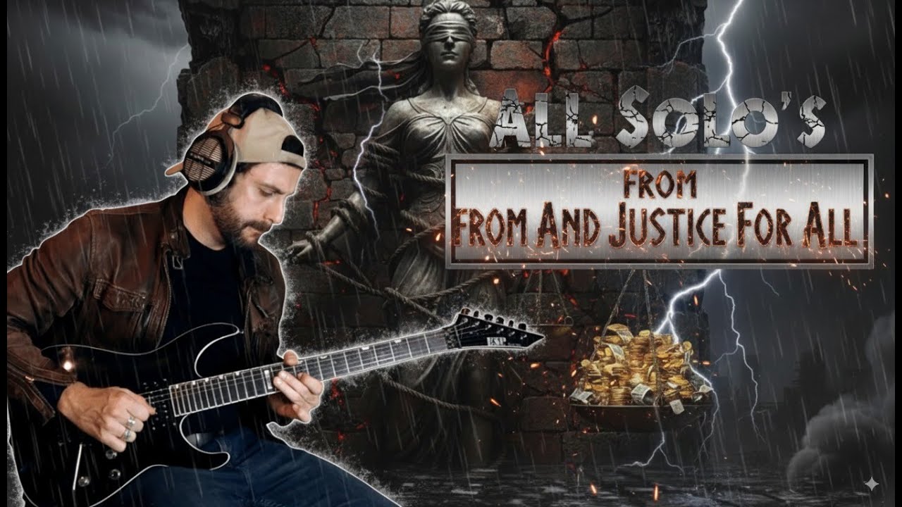 Metallica - And Justice For All - EVERY Solos Guitar Cover