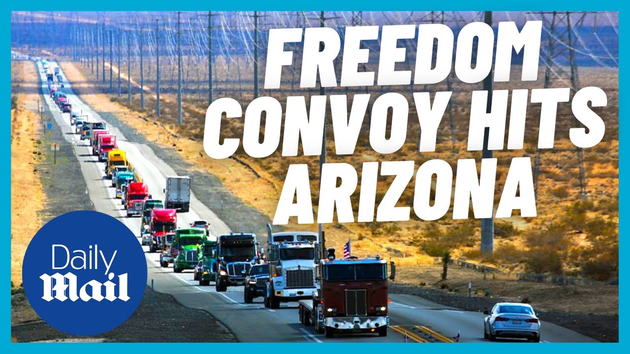 US Protests: People's Convoy reroutes after Arizona sees up to a foot of snow