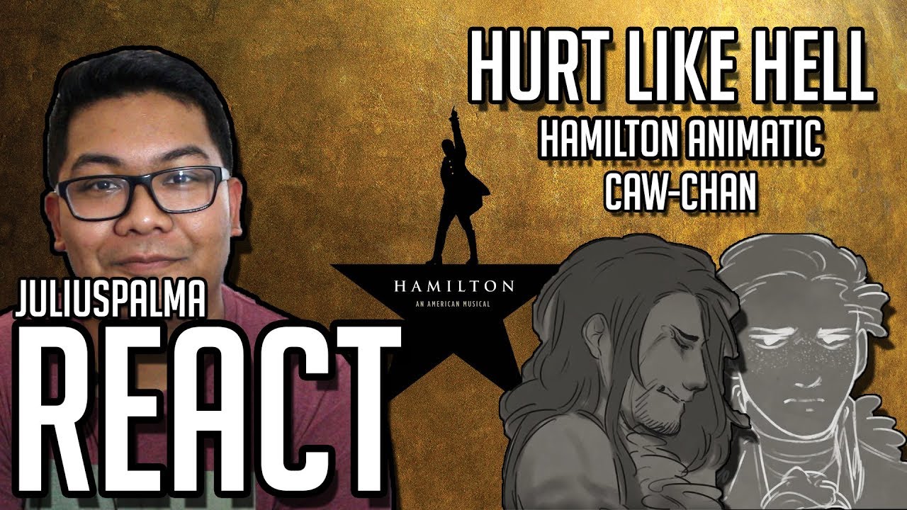 JULIUS REACTS: Hurt Like Hell || Hamilton || Animatic (Caw-Chan)