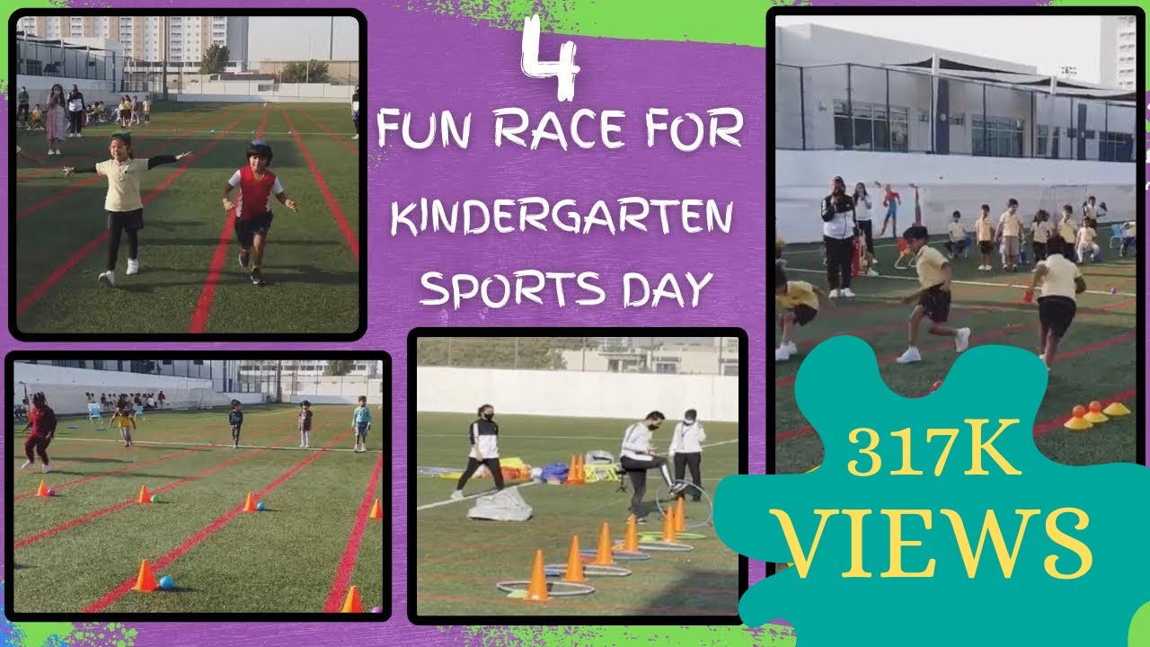 4 Fun race for kindergarten sports day || physicaleducation || physedgames.