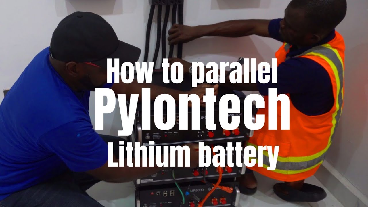 How to parallel Pylontech Lithium batteries with the right communication connection.