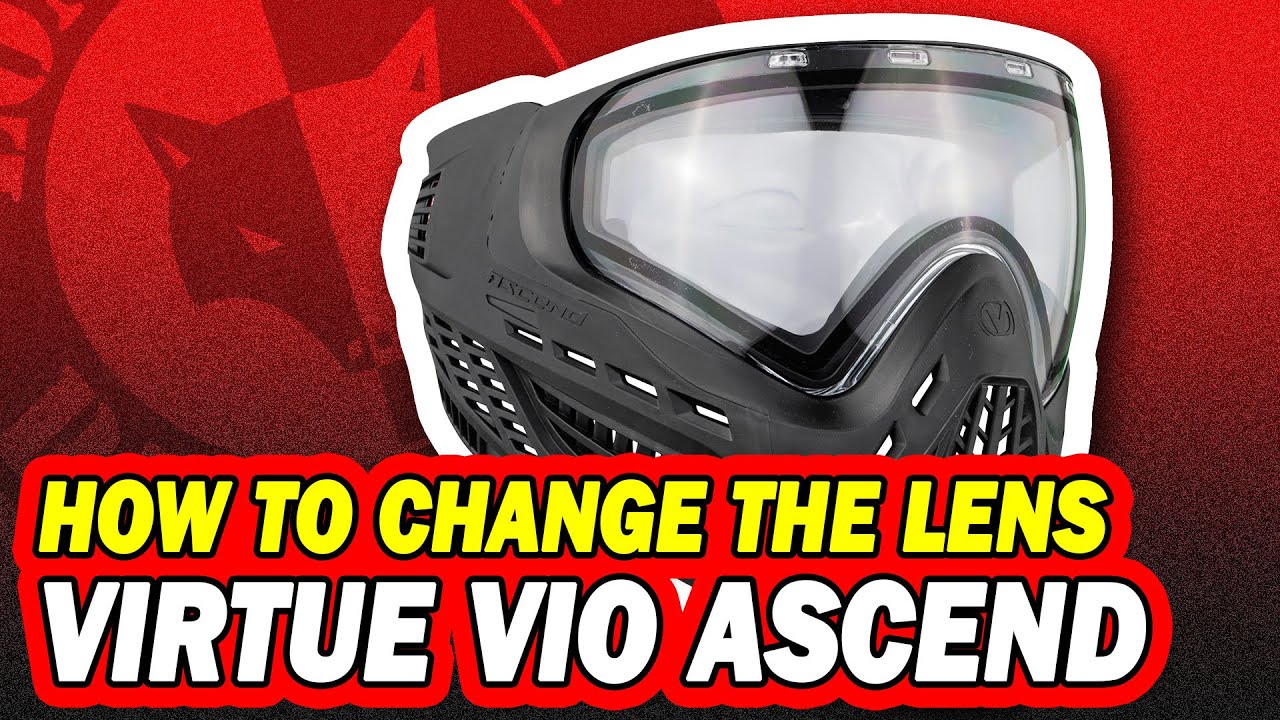 How to Change the Virtue VIO Ascend Lens | Lone Wolf Paintball Michigan
