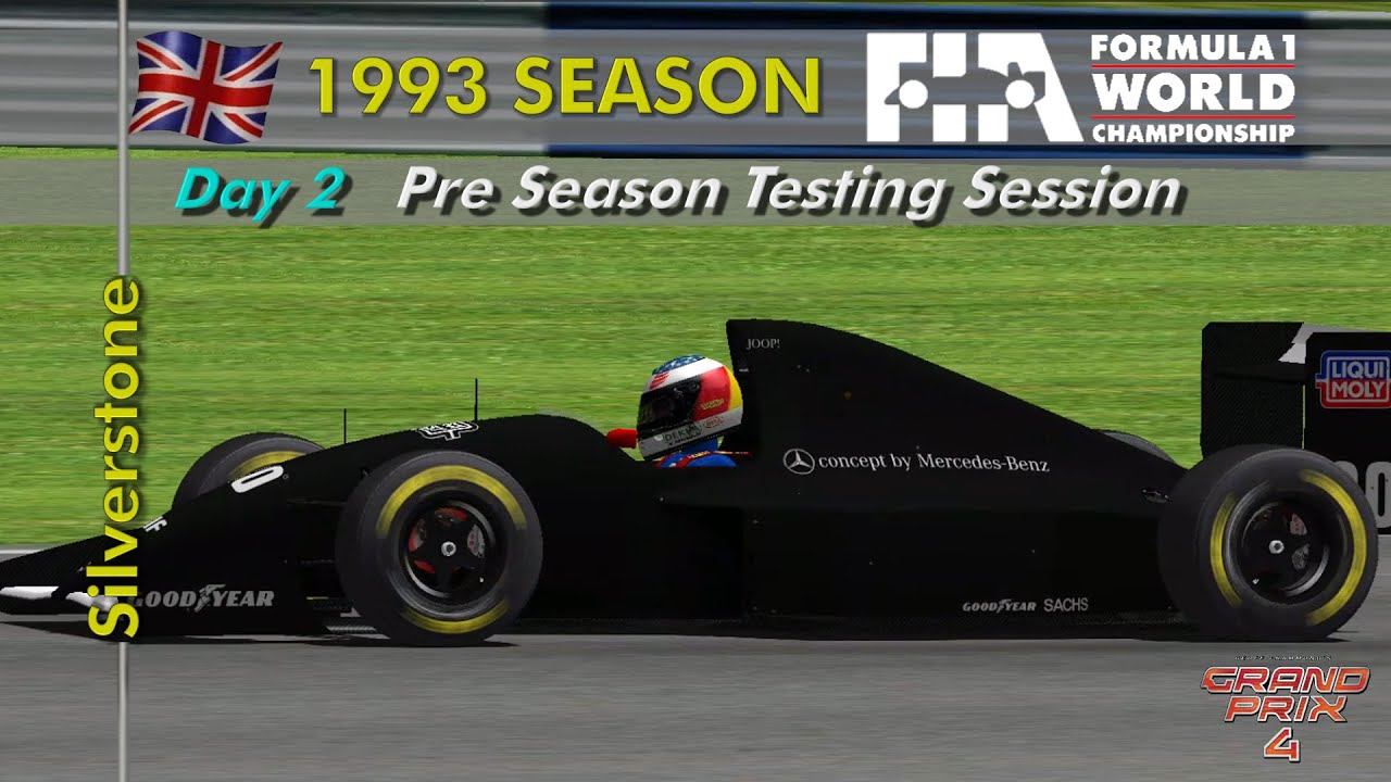 1993 - PreSeason Testing - Day 2 (GP4 F1 History Simulation)