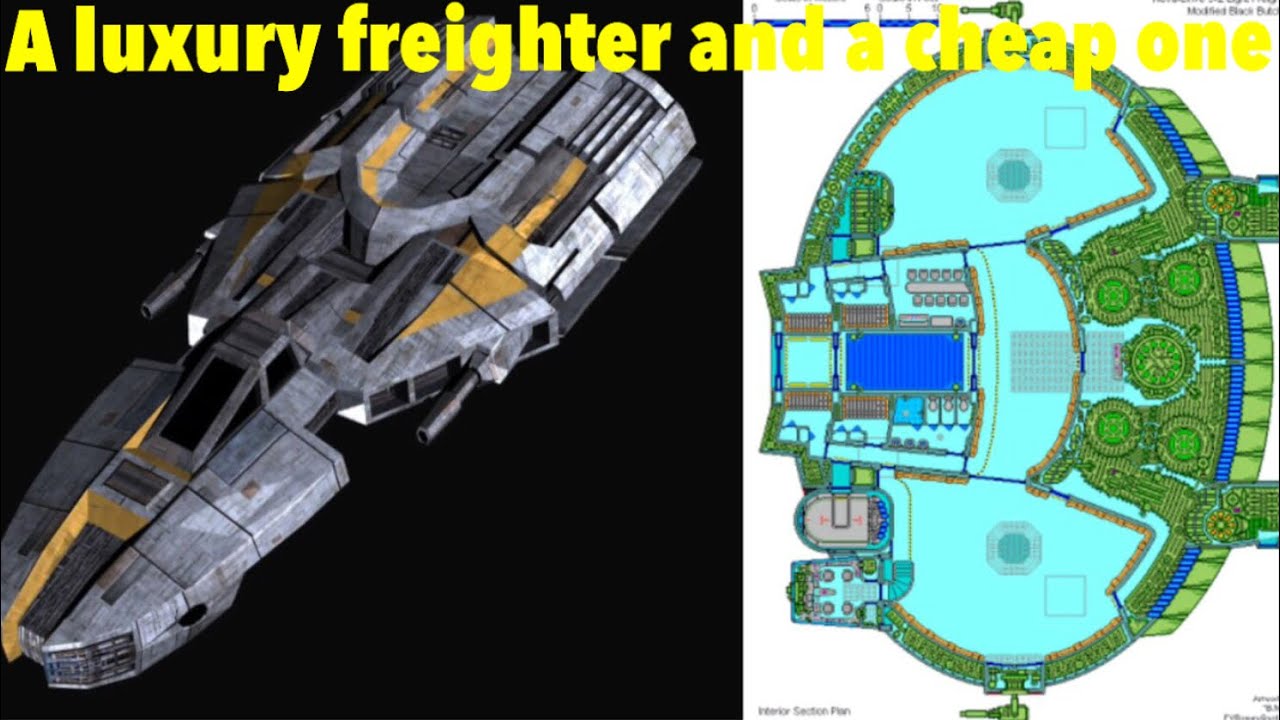 The Lethisk-class armed freighter and the 3-Z light freighter | DOUBLE VIDEO #5 I think maybe it’s 6