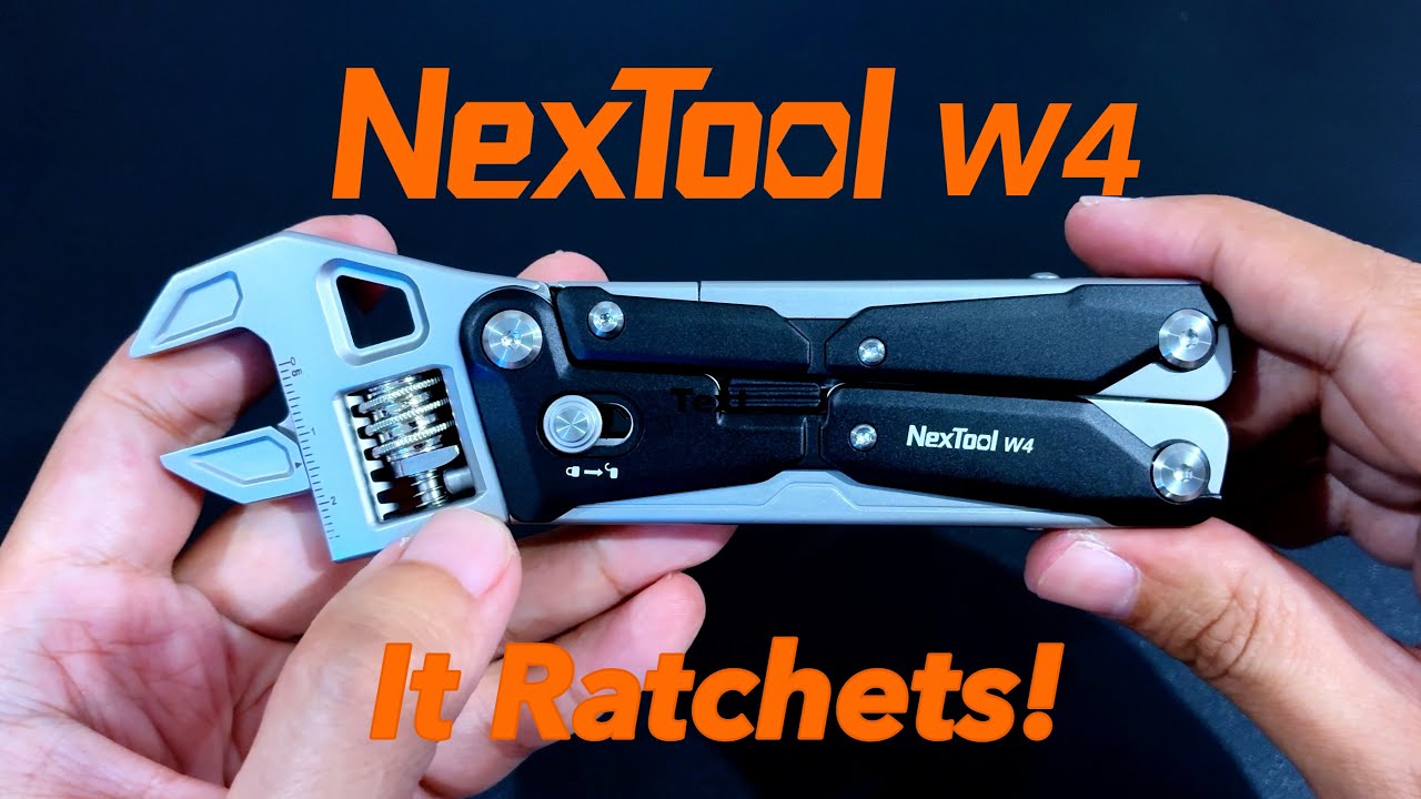 NexTool W4 Ratcheting Adjustable Wrench Multi-Tool