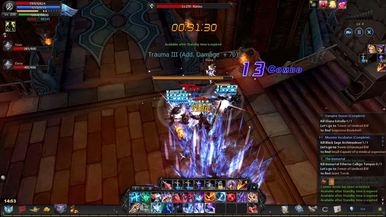 Cabal Online EU - Force Blader first Eod3 solo run