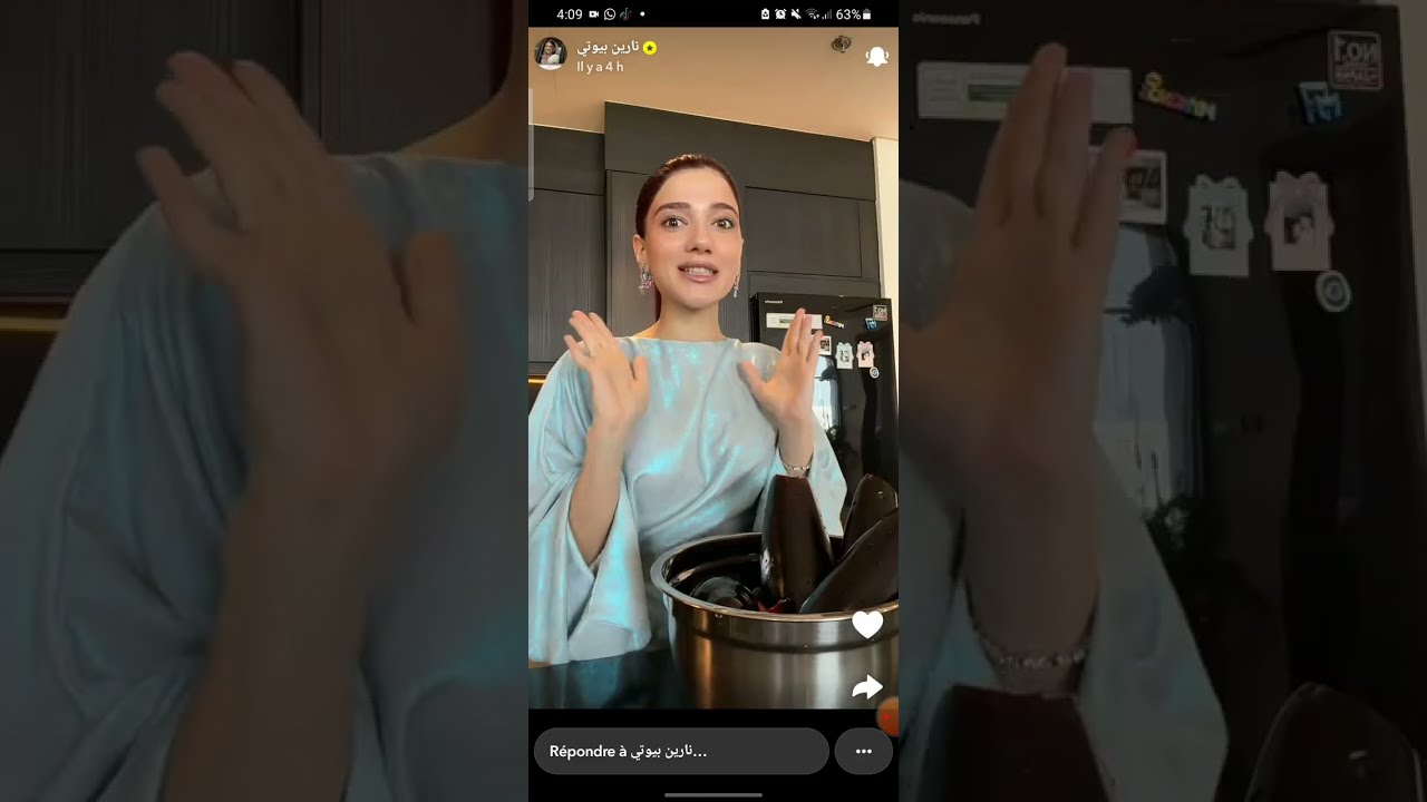 نارين بيوتي تطبخ لأصدقاء رامي (زوجها)👩‍🍳🥘narins beauty 