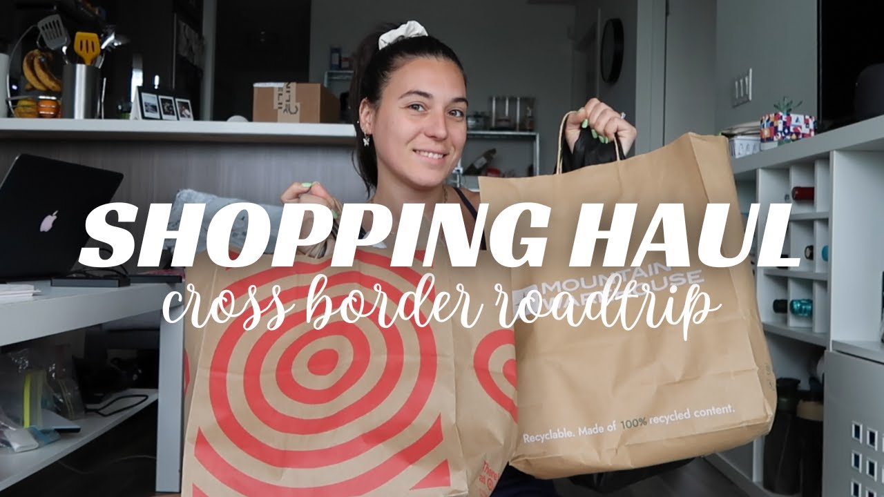 BUFFALO SHOPPING HAUL | cross border shopping vlog from Canada to USA, trader joes & target haul