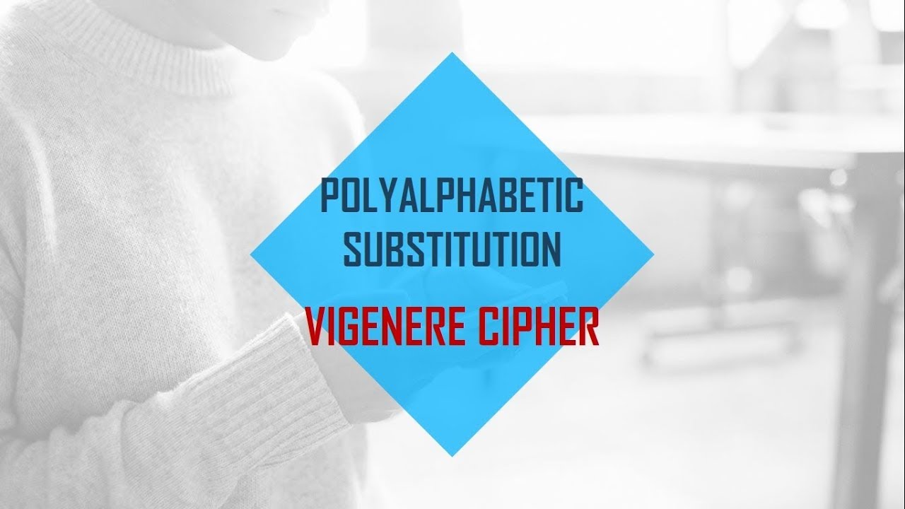 Vigenere Cipher - PolyAlphabetic Substitution Technique
