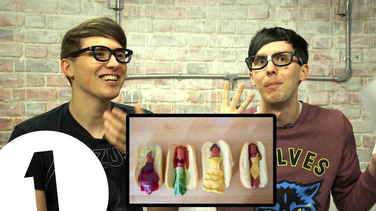 DISNEY PRINCESS HOT DOGS! Dan & Phil's Internet News