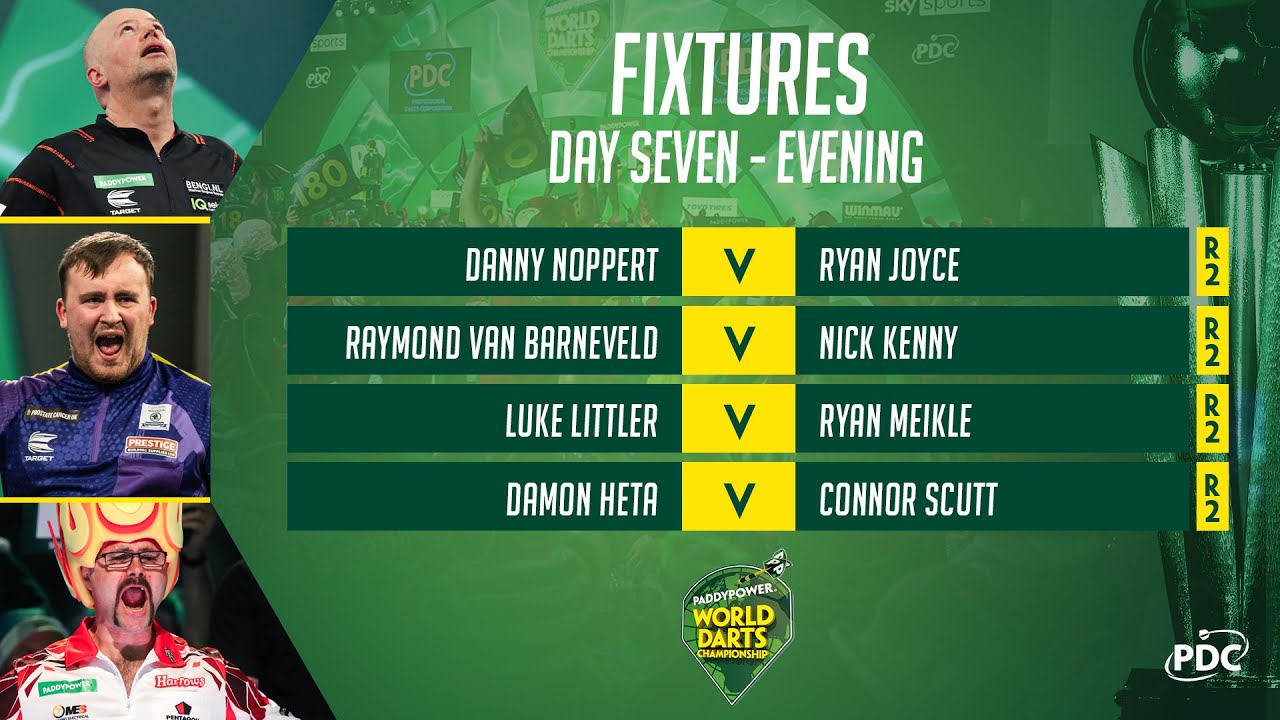 PDC World Darts Championship 2025 Round 2 Damon Heta vs Connor Scutt 2024 12 21 HUN